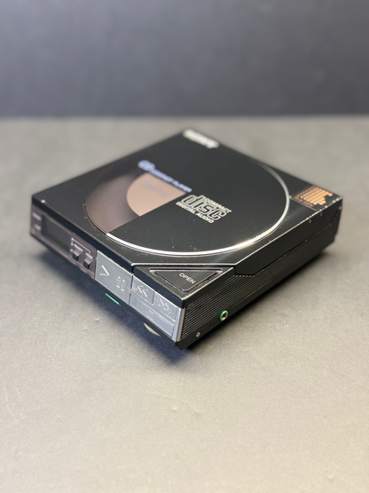 Sony Discman D-50 With Carry Case + Speakers. Serviced. Super Rare.  VGC