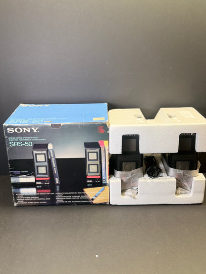 Sony Discman D-50 With Carry Case + Speakers. Serviced. Super Rare.  VGC