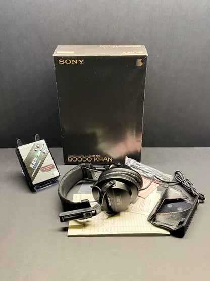 Sony WM-DD100 Boodo Khan Walkman  Boxed.  Super Rare. Near Mint.