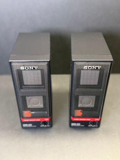 Sony Discman D-50 With Carry Case + Speakers. Serviced. Super Rare.  VGC