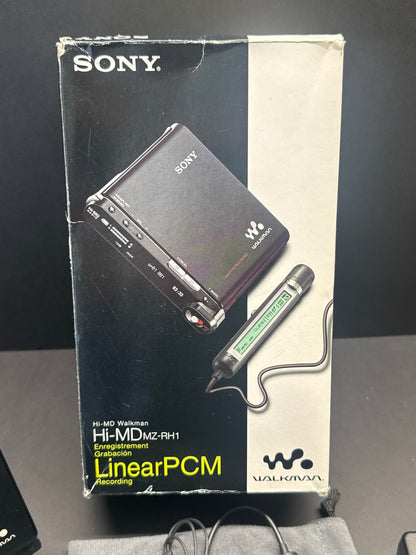 Sony mz-rh1 mini disc BOXED.  new OLED screen