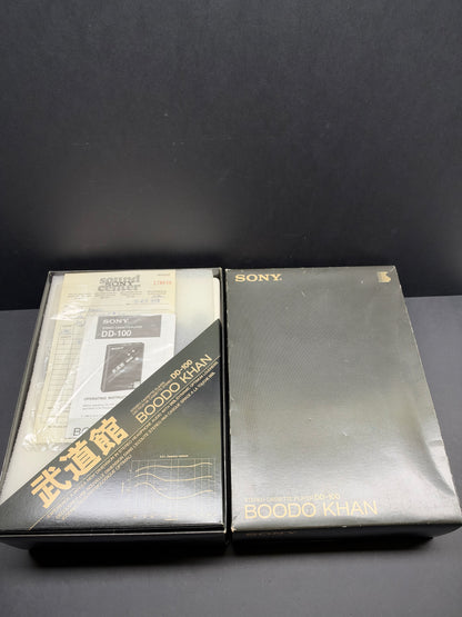Sony WM-DD100 Boodo Khan Walkman  Boxed.  Super Rare. Near Mint.