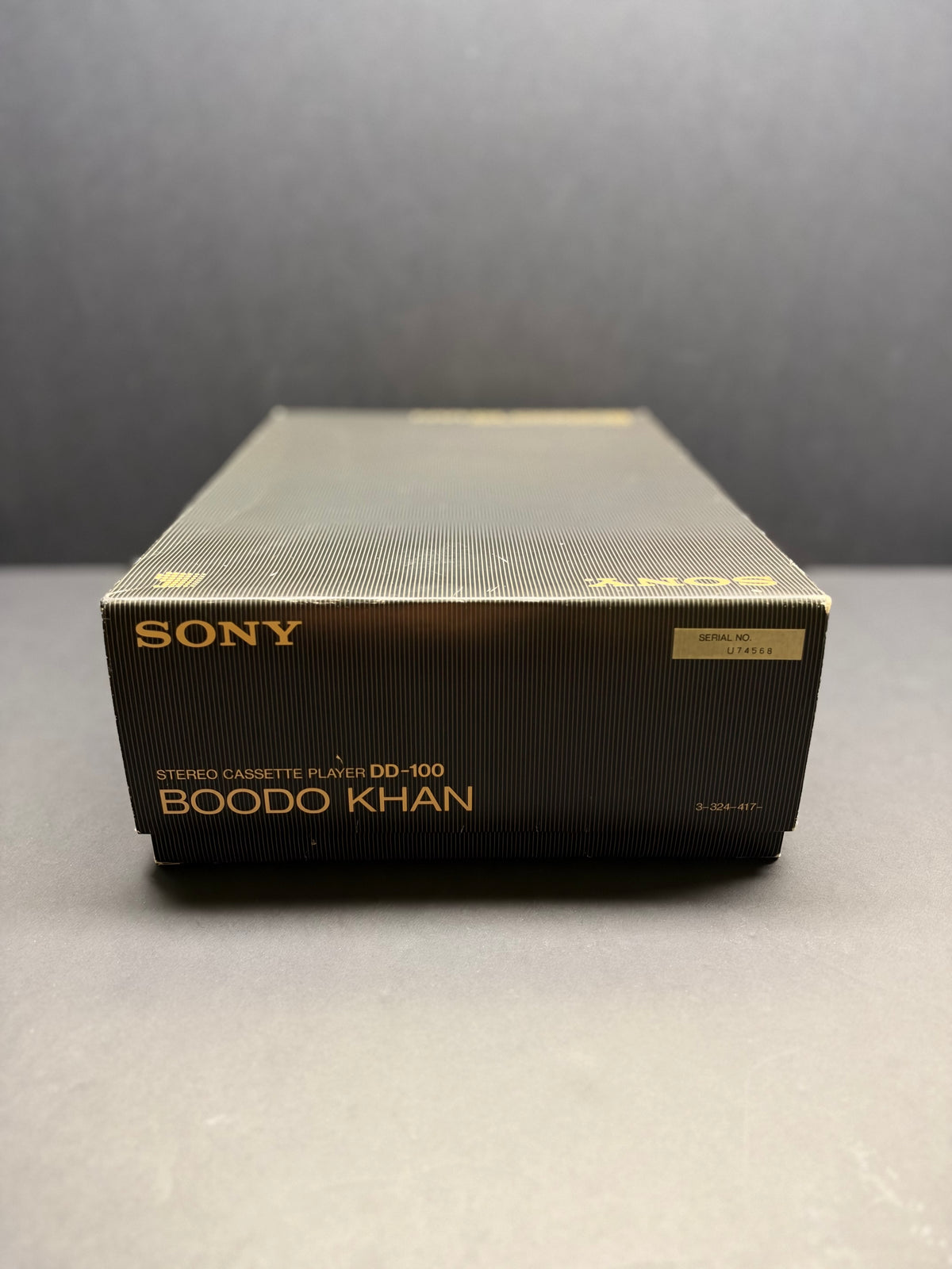 Sony WM-DD100 Boodo Khan Walkman  Boxed.  Super Rare. Near Mint.