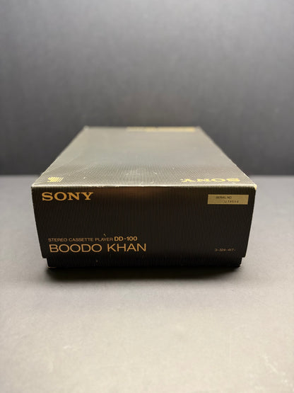 Sony WM-DD100 Boodo Khan Walkman  Boxed.  Super Rare. Near Mint.