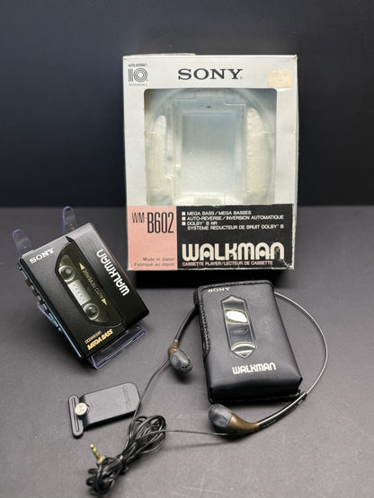 Super Rare Boxed Sony Walkman WM-A602/ B602 Personal compact Cassette Player