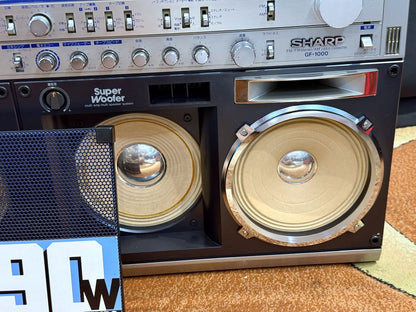 Sharp GF-1000 Fully Serviced Museum Grade Near Mint Japan Boombox Ghetto Blaster