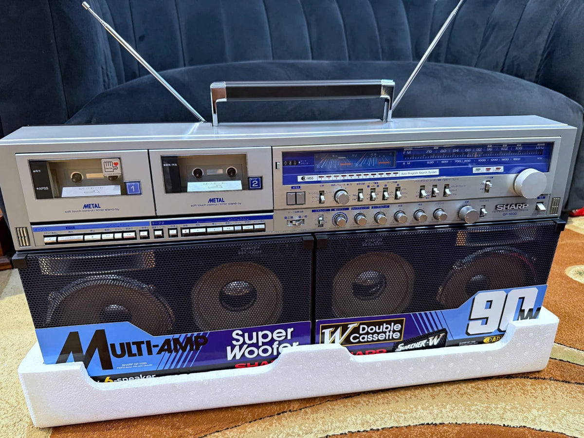 Sharp GF-1000 Fully Serviced Museum Grade Near Mint Japan Boombox Ghetto Blaster