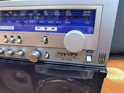 Sharp GF-1000 Fully Serviced Museum Grade Near Mint Japan Boombox Ghetto Blaster