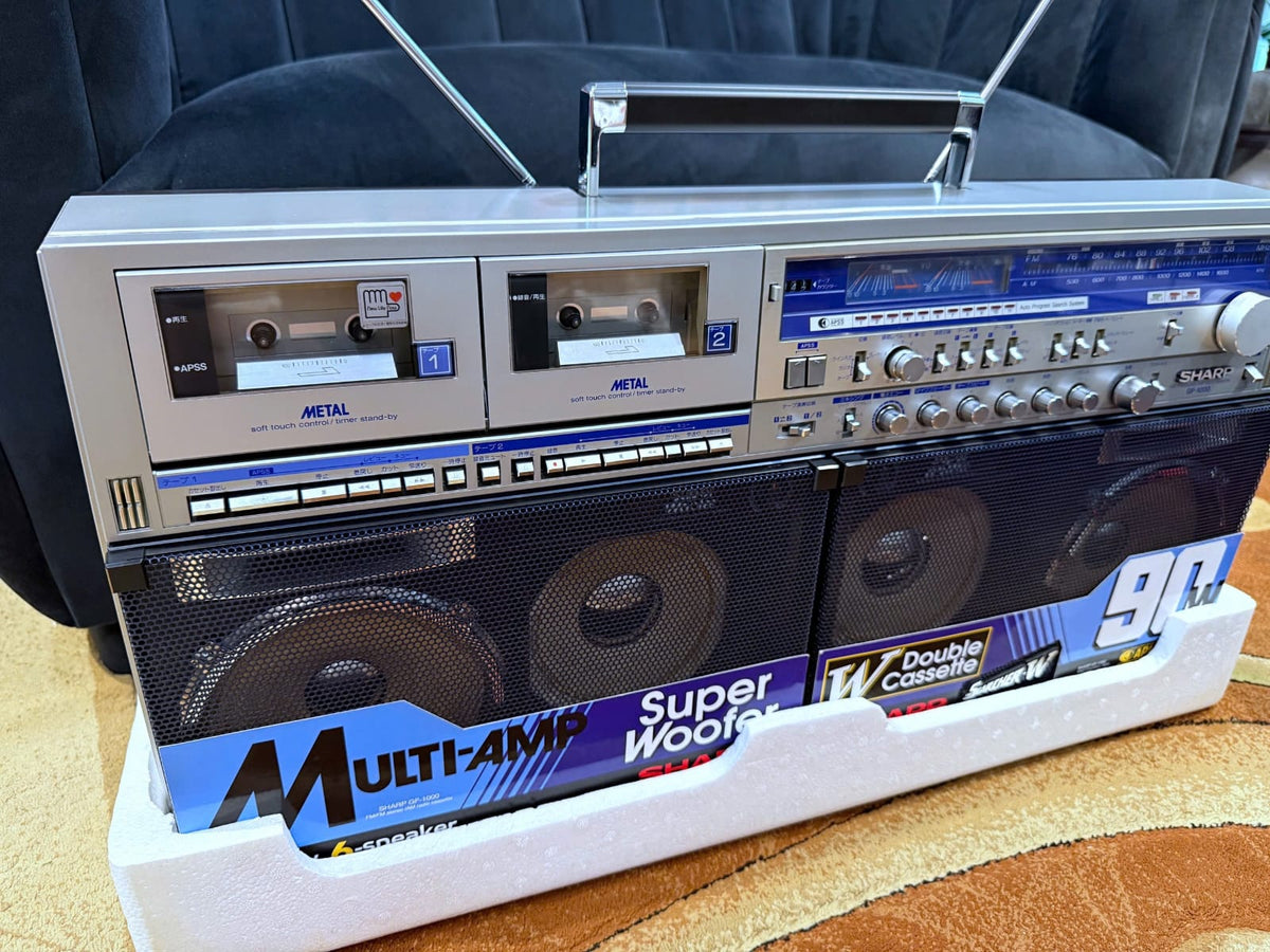 Sharp GF-1000 Fully Serviced Museum Grade Near Mint Japan Boombox Ghetto Blaster