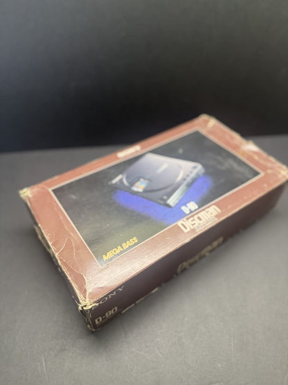 Sony Discman D-90 Digital Mega Bass Compact Disc Player Boxed. SERVICED. VGC