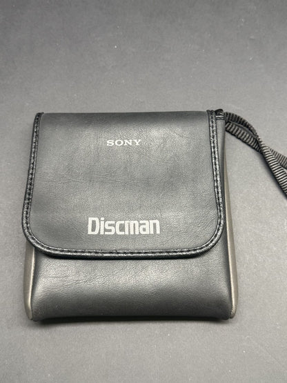 Sony Discman CD Compact Player D-303 Full Recap Service. Manual. Case. Bag. VGC