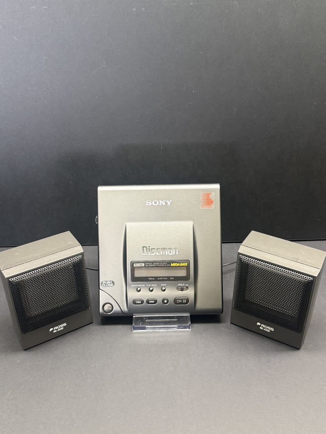 Sony Discman CD Compact Player D-303 Full Recap Service. Manual. Case. Bag. VGC