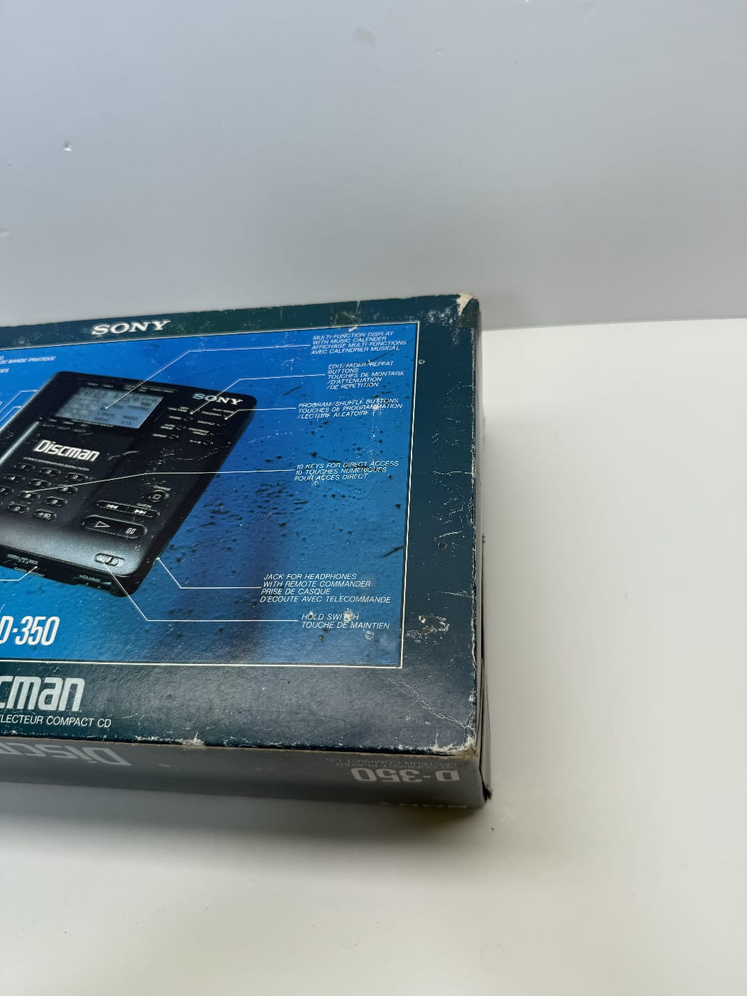 Sony D-350 Discman CD Walkman Complete Boxed Fully Serviced. Mint Condition VGC