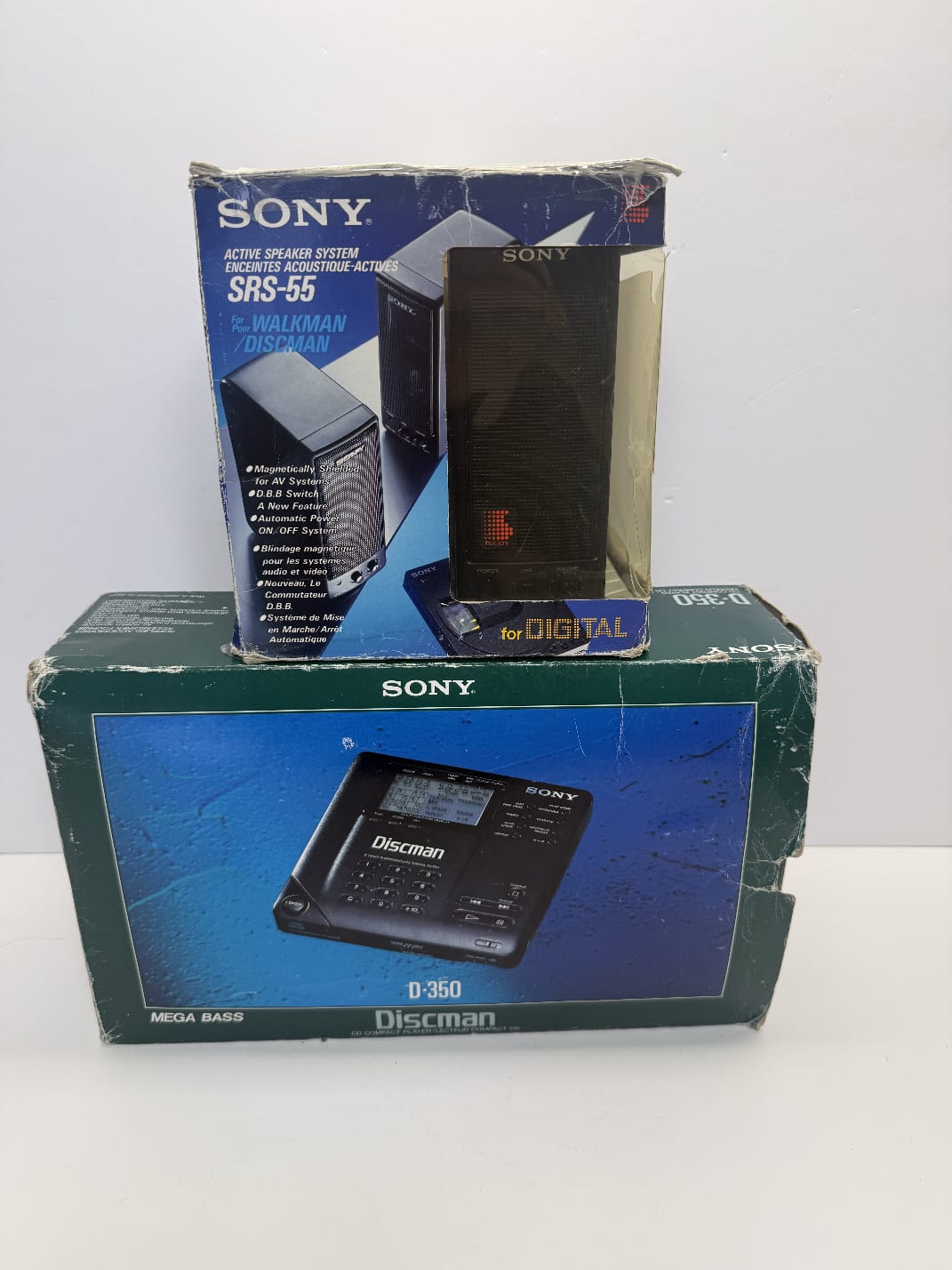 Sony D-350 Discman CD Walkman Complete Boxed Fully Serviced. Mint Condition VGC