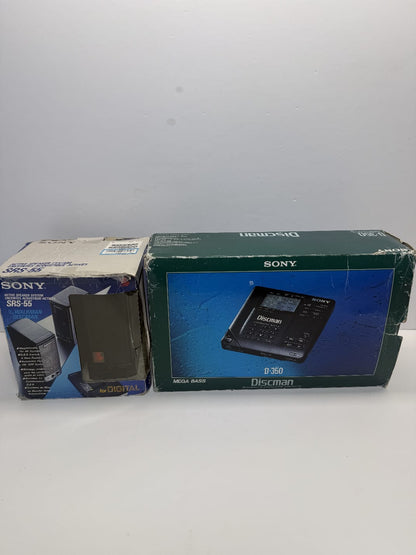 Sony D-350 Discman CD Walkman Complete Boxed Fully Serviced. Mint Condition VGC