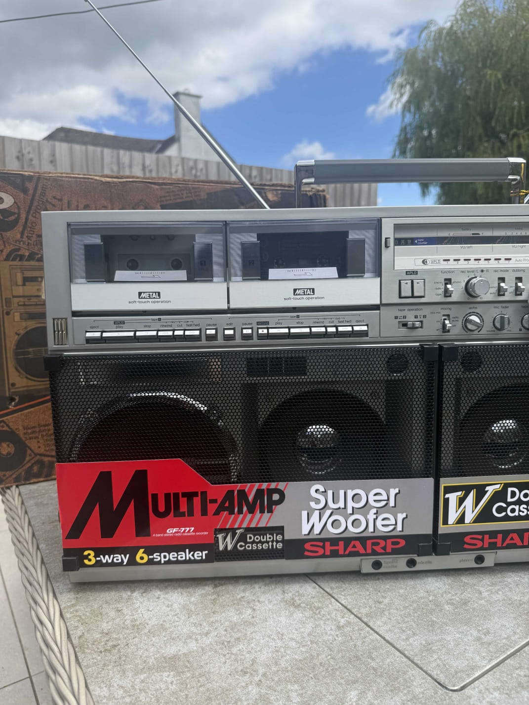 Sharp GF-777Z Boombox Boxed Complete Museum Grade Fully Serviced Near Mint Rare