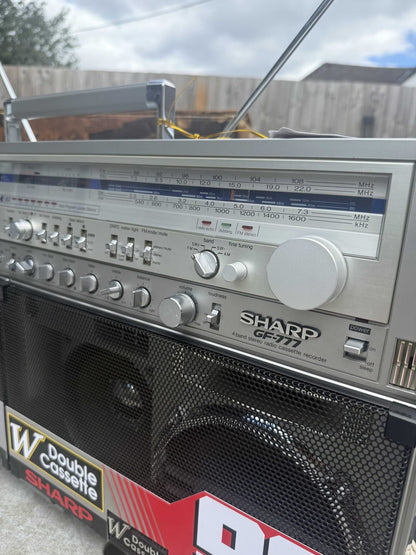 Sharp GF-777Z Boombox Boxed Complete Museum Grade Fully Serviced Near Mint Rare