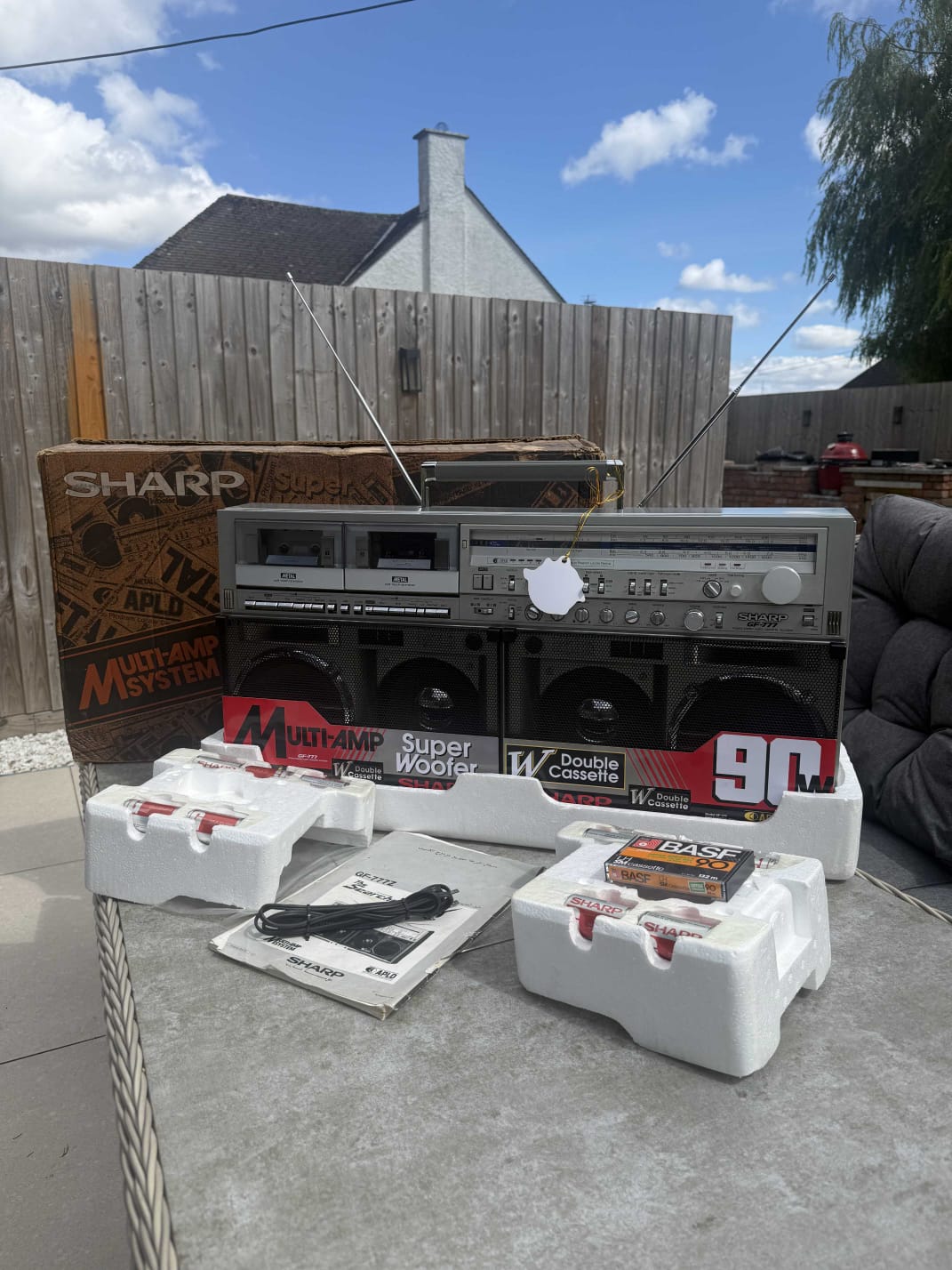 Sharp GF-777Z Boombox Boxed Complete Museum Grade Fully Serviced Near Mint Rare