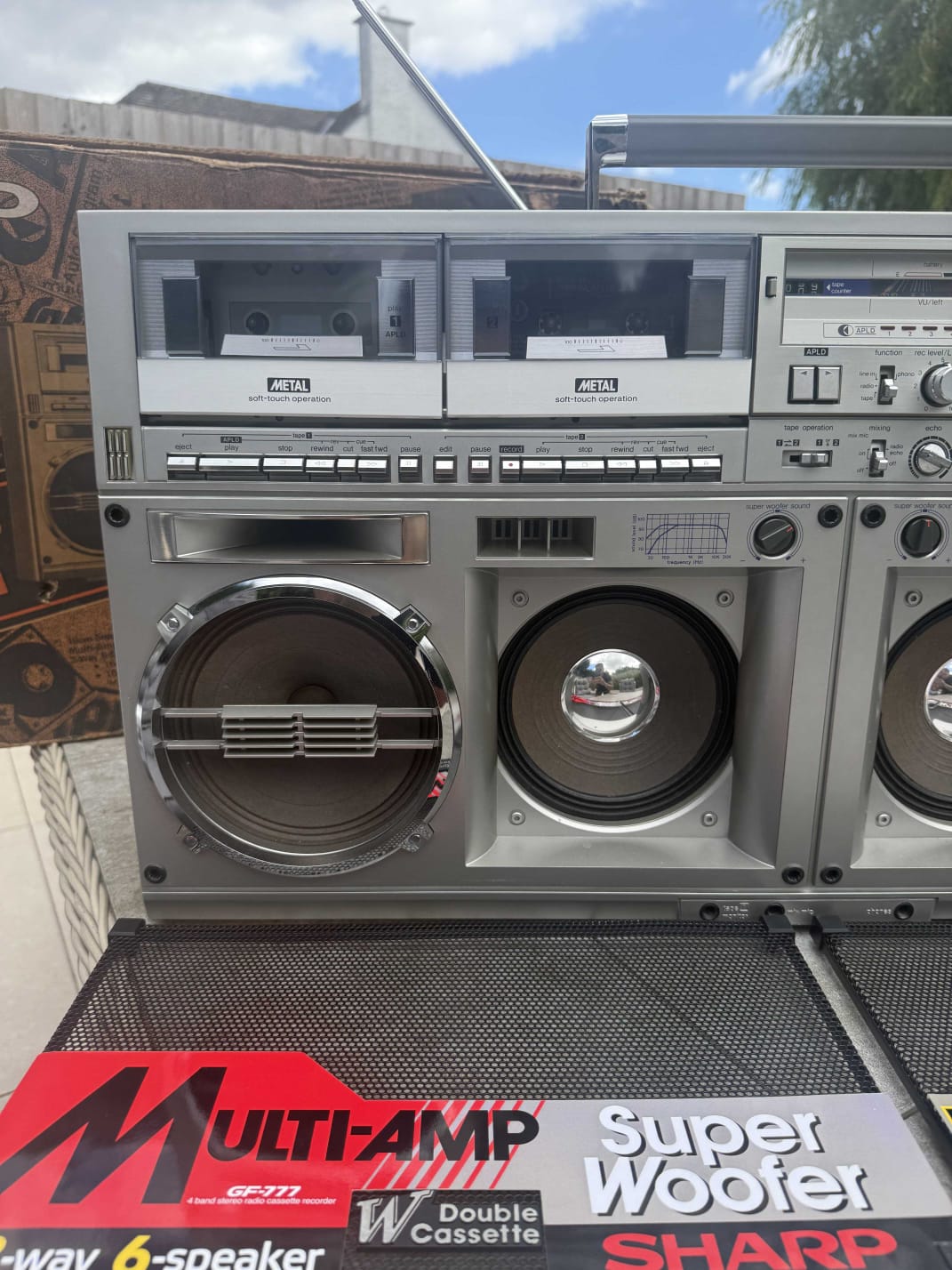 Sharp GF-777Z Boombox Boxed Complete Museum Grade Fully Serviced Near Mint Rare