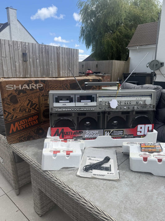 Sharp GF-777Z Boombox Boxed Complete Museum Grade Fully Serviced Near Mint Rare