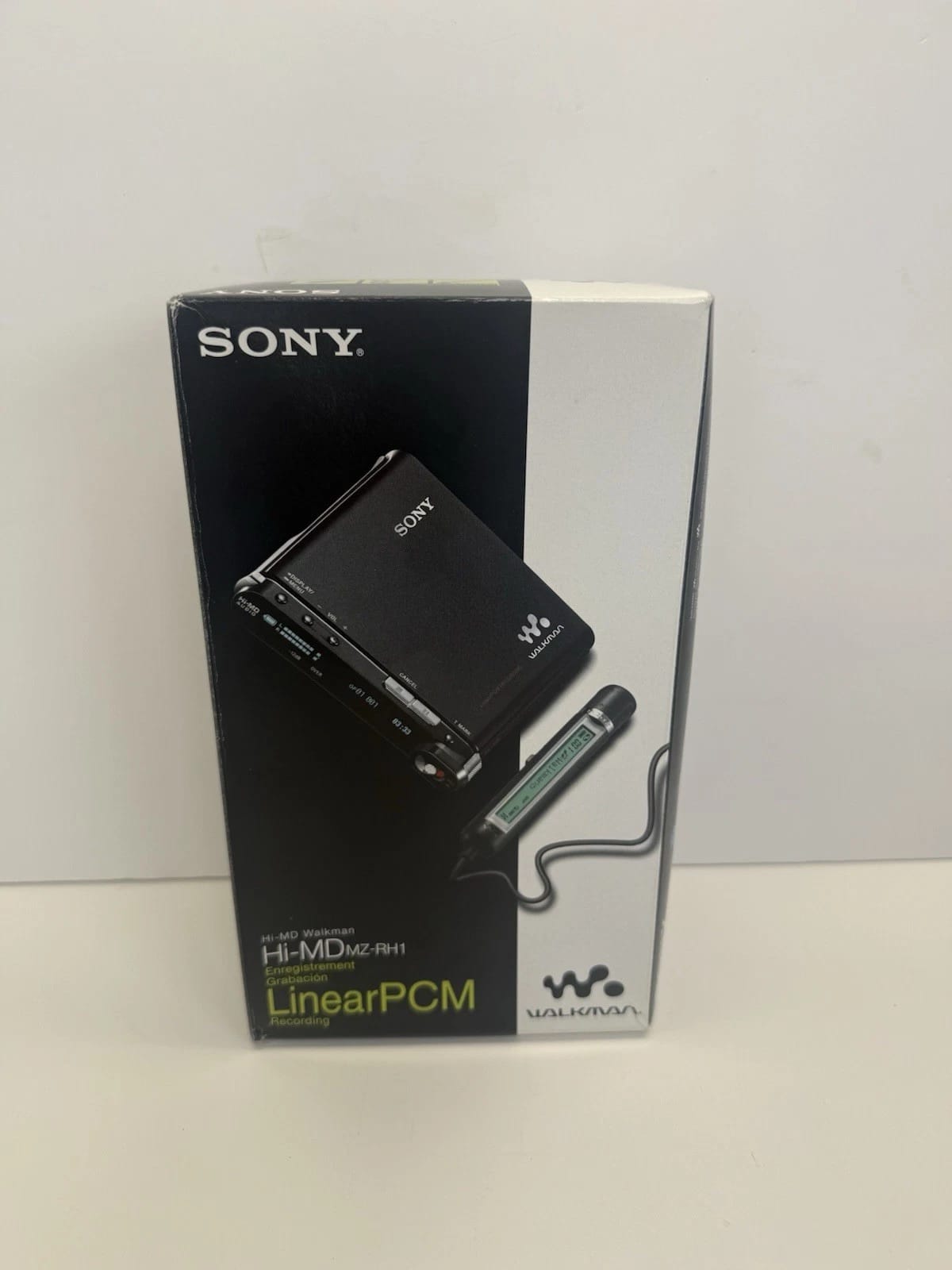 SONY MZ-RH1 MiniDisc Walkman HI-MD Boxed. NEW OLED SCREEN. Sony Mic. Extras.