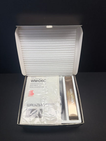 Sony WM-D6C Walkman Professional Cassette Recorder - Boxed- Fully Serviced VGC