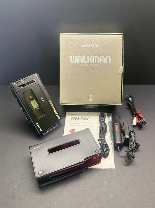 Sony WM-D6C Walkman Professional Cassette Recorder - Boxed- Fully Serviced VGC