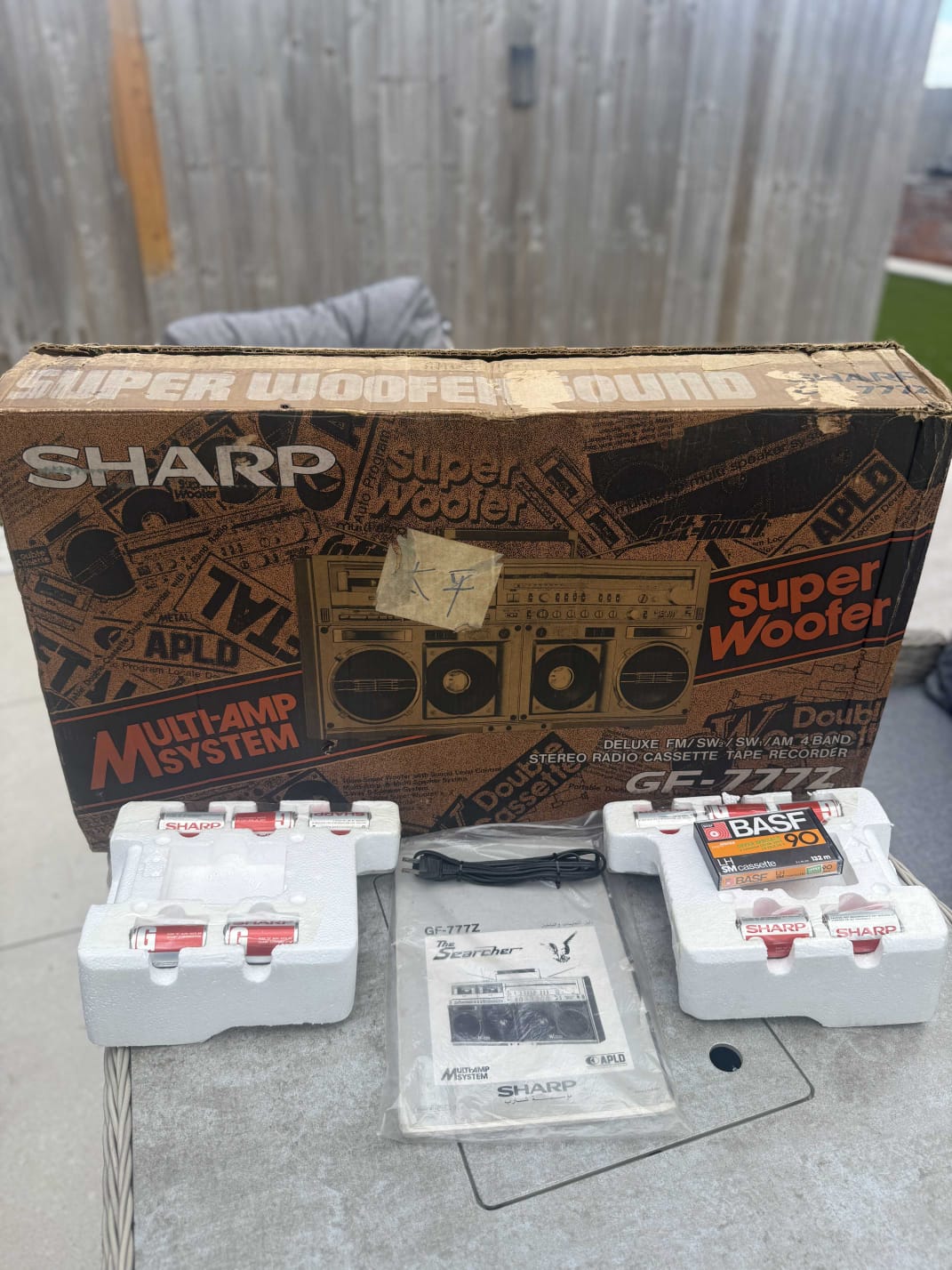 Sharp GF-777Z Boombox Boxed Complete Museum Grade Fully Serviced Near Mint Rare