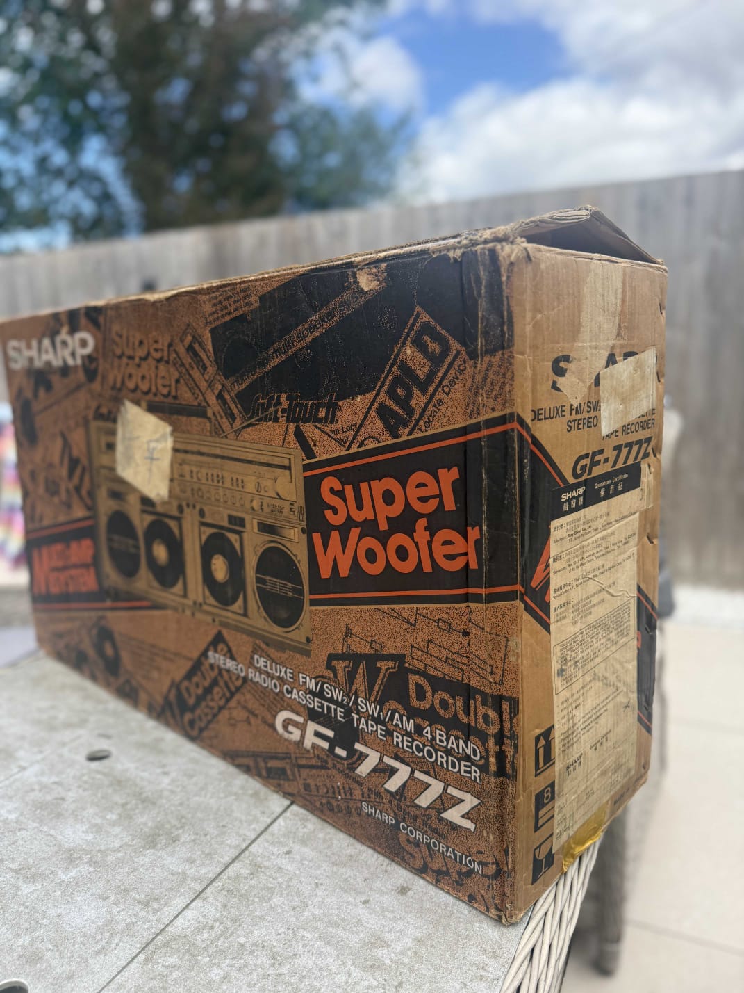 Sharp GF-777Z Boombox Boxed Complete Museum Grade Fully Serviced Near Mint Rare