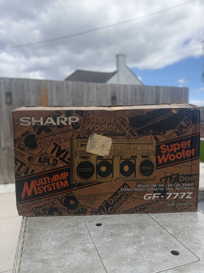 Sharp GF-777Z Boombox Boxed Complete Museum Grade Fully Serviced Near Mint Rare