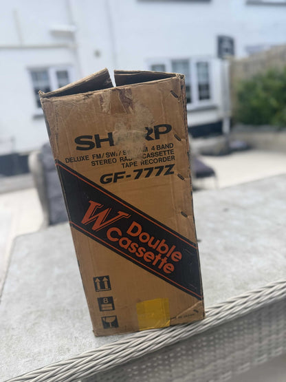 Sharp GF-777Z Boombox Boxed Complete Museum Grade Fully Serviced Near Mint Rare