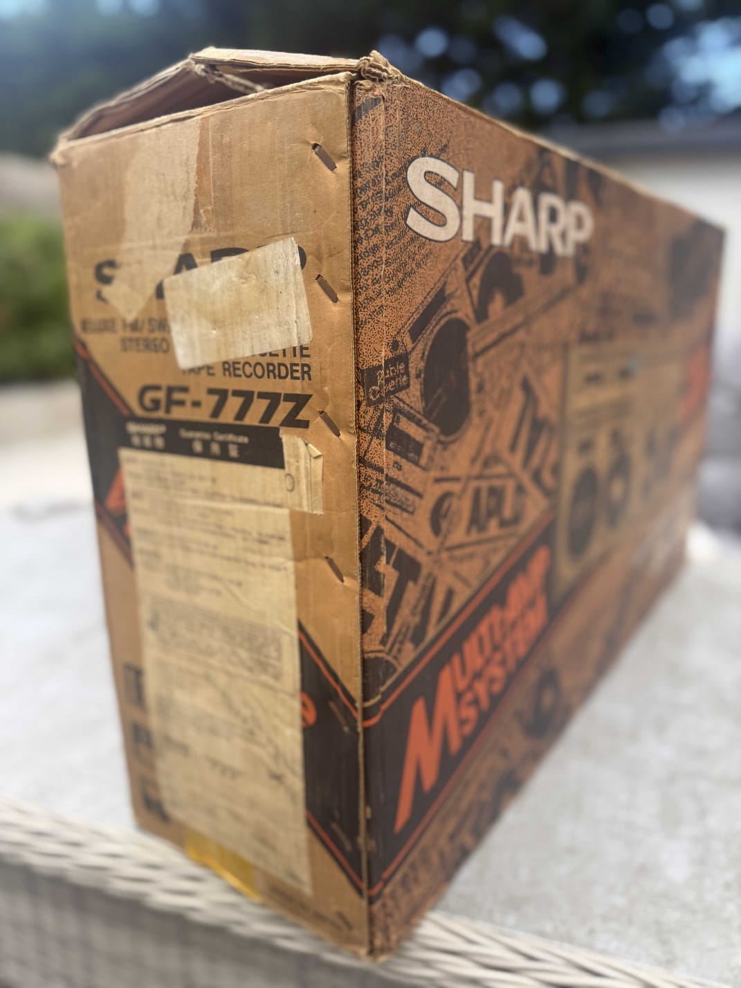 Sharp GF-777Z Boombox Boxed Complete Museum Grade Fully Serviced Near Mint Rare