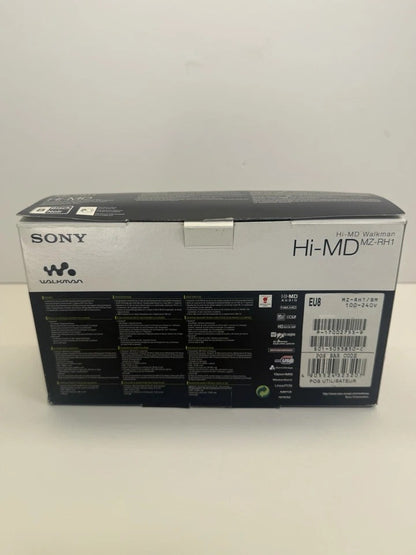 SONY MZ-RH1 MiniDisc Walkman HI-MD Boxed. NEW OLED SCREEN. Sony Mic. Extras.