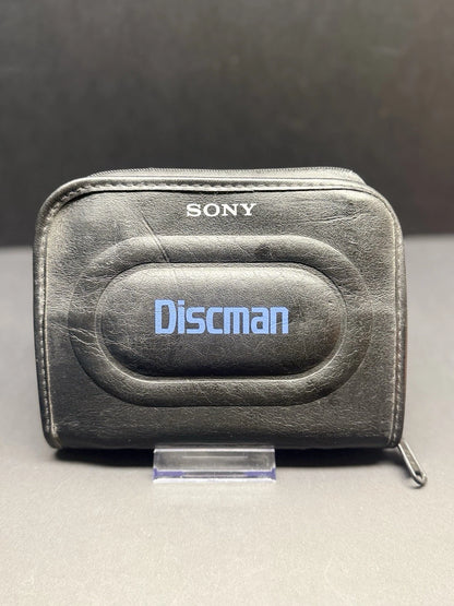 Sony Discman D-88 Fully Serviced. Carry Case.  Headphones. Holder.  VGC