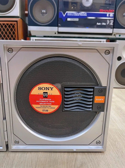 Sony CFS-88 Museum Grade Fully Serviced Near Mint Rare Japanese Boombox