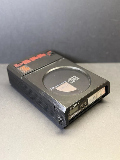 Sony Discman RED D-50 With Carry Case + Speakers. Serviced. Super Rare. VGC