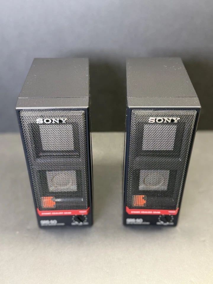 Sony Discman RED D-50 With Carry Case + Speakers. Serviced. Super Rare. VGC
